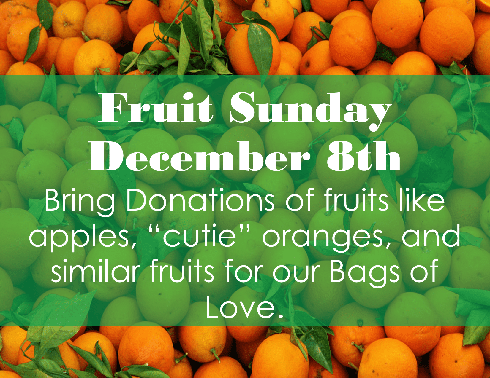 ChristmasFruitSunday2024